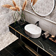 Бордюр Kerama Marazzi Синтра Багет черный матовый обрезной 7.3x40 BLF009R