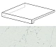 Ступень угловая левая Marvel Carrara Pure Scalino Ang. Sx ATEC 33x33