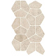 Мозаика Atlas Concorde Lims Ivory Mosaico Gemini 41.6x24 A3JE