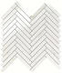 Мозаика Atlas Concorde Marvel Stone Carrara Pure Herringbone Wall 30.5x30.5 9SHC
