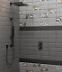 Бордюр Kerama Marazzi PRA002 Карандаш Граффити черный 2x20