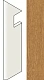 Ступень левая Exence Amber Battiscopa Sag.Sx AMBH 7.2x30