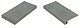 Ступень угловая левая Italon Materia Carbonio 33x45