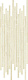 Декор Italon Charme Advance Alabastro White Strip 26x75
