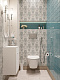 Керамическая плитка Kerama Marazzi Браганса структура голубой матовый 25x40 6408