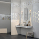 Керамическая плитка Kerama Marazzi Гарса структура белый матовый обрезной 25x75 12154R
