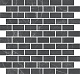 Декор Kerama Marazzi MM13106 Буонарроти серый темный мозаичный 30x32