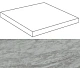Ступень угловая правая Marvel Bardiglio Grey Scalino Ang. Dx ATEG 33x33