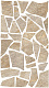 Мозаика Atlas Concorde Norde Oro Composizione Palladiana 50x100 A58V