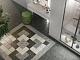 Декор Kerama Marazzi Фреджио 2 черно-белый 20x20 VT\A295\SG1544N
