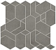 Мозаика Atlas Concorde Boost Smoke Mosaico Shapes 31x33.5 AN66