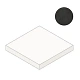 Ступень угловая Prism Graphite Scalino Angolare A4Y3 33x33