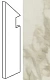 Ступень левая Marvel Royal Calacatta Battiscopa Sag.Sx AFB2 7.2x30