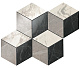 Мозаика Atlas Concorde Marvel Pro Multicolor Cold Mosaico Esagono 30x35 ADVQ