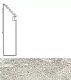 Ступень правая Klif White Battiscopa Sag.Dx. AN4H 7.2x30