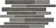Декор Kerama Marazzi SBM011\SG4585 Ламелла серый темный мозаичный 25x50,2