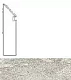 Ступень левая Klif White Battiscopa Sag.Sx AN4L 7.2x30