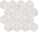 Декор Kerama Marazzi T017\14003 Греппи белый мозаичный 37,5x45