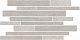 Декор Kerama Marazzi SBM009\SG4583 Ламелла серый светлый мозаичный 25x50,2