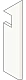 Ступень правая Kone Silver Battiscopa Sag.Dx. AUO5 7.2x30