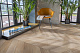 Кварцвиниловая плитка Aqua Floor Chevron Glue (Parquet) AF2555PGCh 553.7x130.5 Сосна Светлый замковый кварц винил напольный