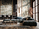 Керамогранит Estima EXD401 Exotica Design Vintage Inserto EXD401/NS_R9/60x120x9R/GW голубой 60x120