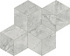 Мозаика Atlas Concorde Marvel X Grey Cloud Esagono Silk 30x35 AF8O