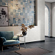Керамическая плитка Kerama Marazzi Онда структура синий матовый обрезной 30x60 11221R