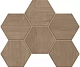 Мозаика Estima CW03 Classic Wood Hexagon Rusty Beige 25x28.5 бежевый