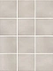 Керамическая плитка Kerama Marazzi KM1010G0040N Бахия серый светлый глянцевый из 12 частей 29.8x39.8