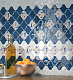 Керамическая плитка Kerama Marazzi 65007 Арабески Майолика синий 26x30
