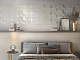 Керамическая плитка Kerama Marazzi Гарса структура белый матовый обрезной 25x75 12154R