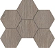 Мозаика Estima Kraft Wood KW02 25x28.5 серый