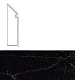 Ступень правая Marvel Black Atlantis Battiscopa Sag Dx AOWO 7.2x30