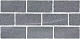 Бордюр BR023T Роверелла серый мозаичный 14.7х34.5