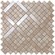 Мозаика Atlas Concorde Marvel Pro Travertino Silver Diagonal Mosaic 30.5x30.5 9MVB