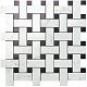 Мозаика Atlas Concorde Marvel Stone Basketweave Cold Lappato 30x35 AS2O