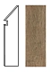Ступень правая Axi Brown Chestnut Battiscopa Sag. Dx ANME 7.2x30