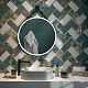 Керамическая плитка Kerama Marazzi Пальмейра белый матовый 9.9x20 19074