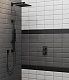 Бордюр Kerama Marazzi PRA002 Карандаш Граффити черный 2x20