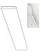 Плинтус Marvel Statuario Select Battiscopa Lapp. ADV9 7.2x60