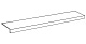 Ступень фронтальная Italon Contempora Pure 33x160