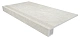 Комплект Estima SR00 Spectrum Milky White (Ступень 33x120 непол. прямоугол. бортик с насечками + Подступенок 14,5x120)