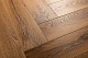Кварцвиниловая плитка Aqua Floor Parquet Glue AF2518PG 610x122 Дуб Темный замковый кварц винил напольный