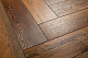 Кварцвиниловая плитка Aqua Floor Parquet Glue AF2518PG 610x122 Дуб Темный замковый кварц винил напольный