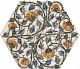 Декор Kerama Marazzi HGD\A386\SG2700L Парк Гуэля лаппатированный 29x33,4
