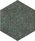 Декор Kerama Marazzi VT\B560\SG23037N Гроссето зеленый 20x23.1