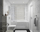 Мозаика (MM34038) Laparet Olimpus мозаичный чёрный 25x25 глянцевый