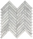 Мозаика Atlas Concorde Marvel Stone Bardiglio Grey Herringbone Wall 30.5x30.5 9SHB