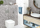 Керамическая плитка Alma Ceramica Лоран TWU12LRT27R серый 24.6x74
